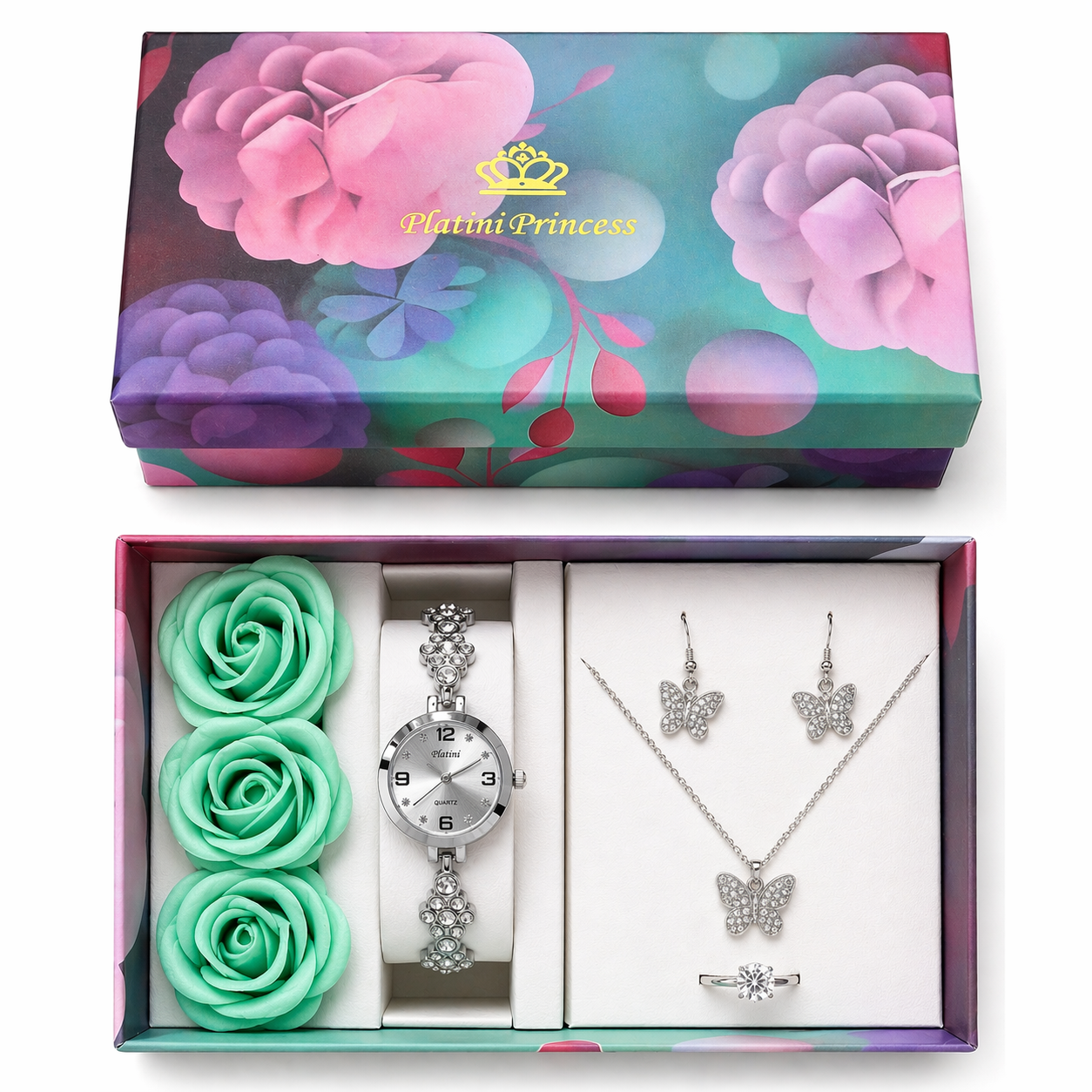 SET PLATINI MARIPOSA