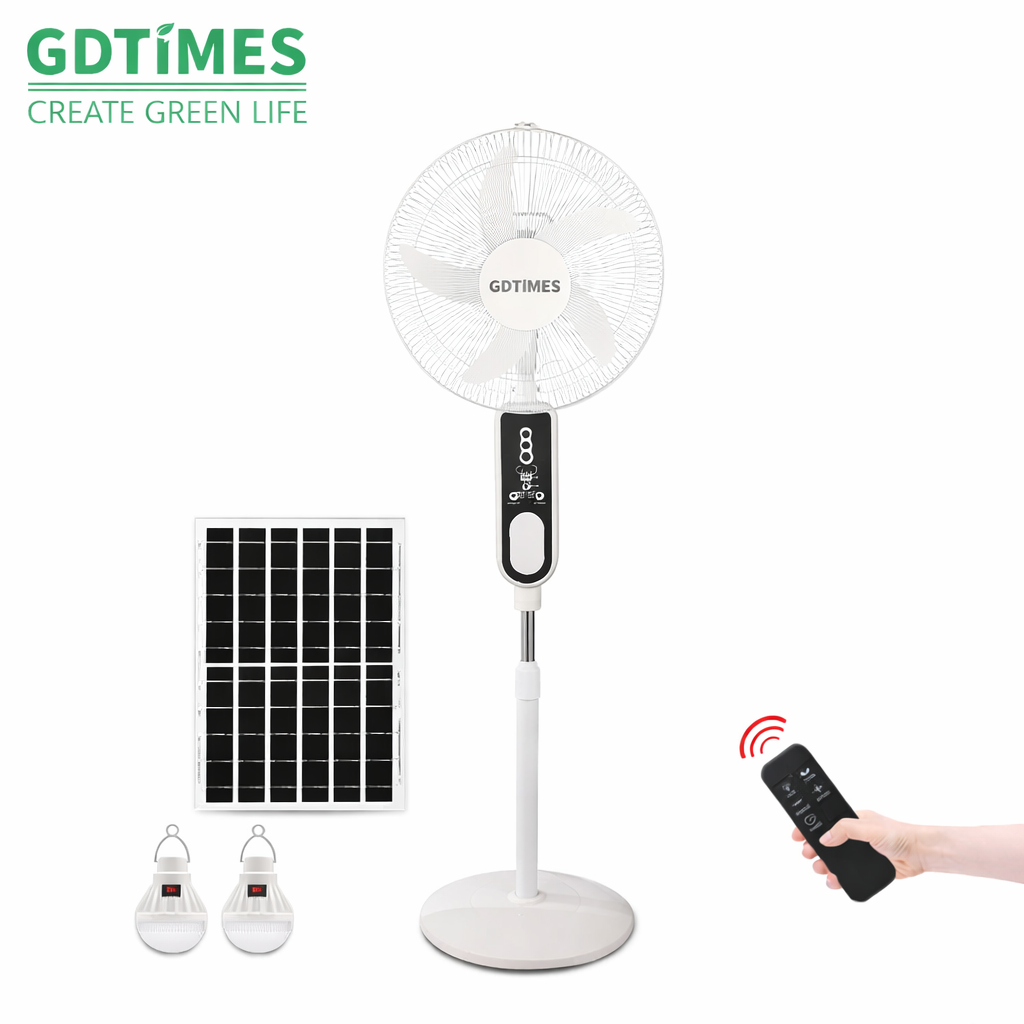 Ventilador Solar Recargable